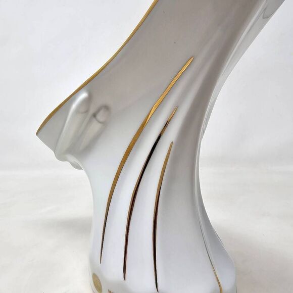 GAUTIER COGNAC WHITE AIR FRANCE CONCORD LIMOGES FRANCE PORCELAIN DECANTER READ - Picture 7 of 7